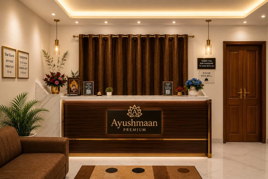 Ayushmaan Premium Hotel Lobby